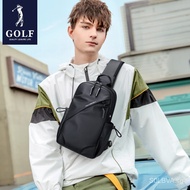 Golf（GOLF）Chest Bag Men's Messenger Bag Business Fashion Shoulder Bag All-Match Small Bag Waterproof Outdoor Sports Gym Bag Men
