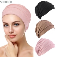 SHOOGOO Breathe Hat Cancer Muslim Scarf Cap Head Cap Hat Cotton Chemo Cap
