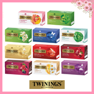 Twinings Tea ชา ทไวนิงส์ ชนิดซอง แพ็ค 25 ซอง เลือกได้ 19 รสชาติ ชาดำ ชาขาว ชาเขียว ชากลิ่นผลไม้