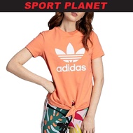 adidas Bunga Women Original Knotted Trefoil Tee Shirt Baju Perempuan (FH8000) Sport Planet 25-4