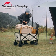 Naturehike Camping Portable Trolley Wagon 90L Litre Fast Easy Heavy Duty Garden Hand Cart,Aluminum W