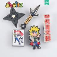cross jibbitz charm Shoe Buckle Hole Shoe Accessories Naruto Anime Cartoon Fashion Shoes Accessories