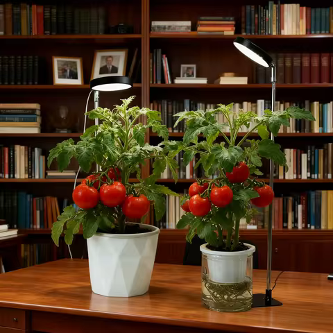 LED Plant Grow Light Indoor Garden 10 Dimmable Levels USB Grow Light Full Spectrum Timer Setting Hyd