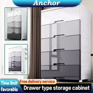 AC Storage Cabinet Storage Drawer Cabinet Space Saving Storage Cabinet Children's Clothes Household Plastic Cabinet
