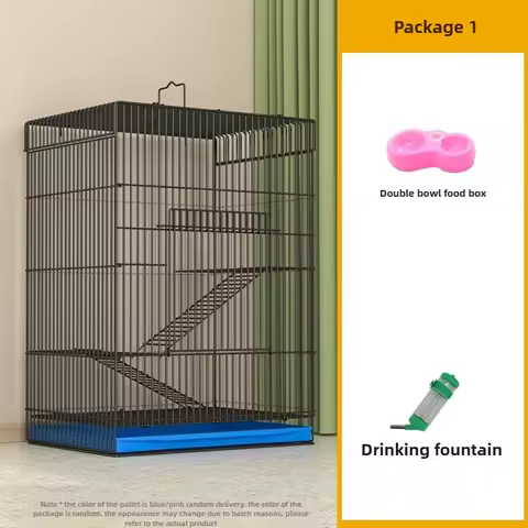Three-Tier Squirrel Cage for Dragon Cat Monsters Large Cage for Flower-Tailed Dormice and Sugar Glid