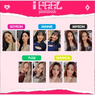 Dongda (G) I-DLE~I Feel am 2.0 3.0 Bonus Card Song Yuqi Zhao Meiyan Ye Shuhua Merchandise Homemade P