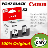 Canon Ori PG-47 Black Ink twin pack - Canon Pixma E400 / E410 / E460 / E470 / E480
