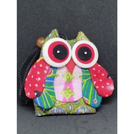 Big Eye Owl Cloth Bag Keychain China