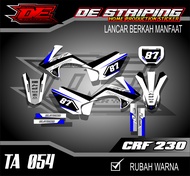 Striping Stiker Motor CRF 230 Fullbody Stiker Decal CRF 230 Keren TA054