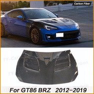 Real Carbon Fiber Front Engine Hood For Toyota GT86 ZN6 Subaru BRZ ZD6 12-19 VS Style Air Intake Ven