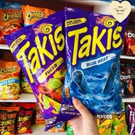 Takis Blue Heat Hot Chili Pepper Rolled Tortilla Chips - Large Size 280g
