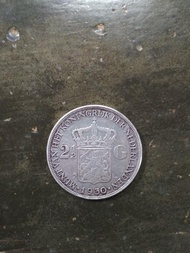 uang koin kuno gulden tahun 1930