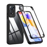 360 Full Body Case For Redmi A3 13C 12C 10C Note 13 12 11 10 Pro 9 9S Pro Double Sided Front Silicon