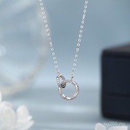 A Bao Female S999 Generation Shipping Clavicle Chain Literary Sweet Mori Necklace Retro Style Mobius