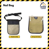 Nail Bag Tool Pouch Clipable String Type Waist Tool Bag Electrician Carpenter Utility Pouch Beg Paku