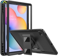 กรณี MoKo Samsung Galaxy Tab S6 Lite 10.4 "2020 [Heavy Duty] กันกระแทกแบบเต็มรูปแบบแข็งแรงทนทานป้องกันหน้าจอ &amp; ผู้ถือดินสอสำหรับ Galaxy Tab S6 Lite 10.4 2020 SM-P610/P615
