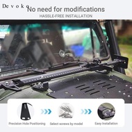 [Devoko] Professional High Lift Jack Support Hood Rack Brackets Kit for Jeep Wrangler CJ YJ TJ Repla