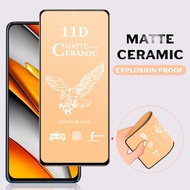 11D Soft Ceramic Matte Full Tempered Glass For XIAOMI Mi 9T Redmi 9T 9A 9C 8 7A 6A Note 10 9 9s 8 7 Pro Poco M3 X3 F3 Pro Screen Protector Film