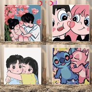 20x20cm Framed DIY Digital Oil Painting Paint By Numbers On Canvas Children Diy Toy 数字油画 Tokyo Oil Paint