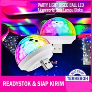 Lampu Disko Sensor Suara Lampu Led Mengikuti Suara Musik - Lampu Disko USB Sensor Suara