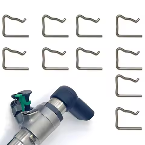 10Pcs/set Car Injectors Leak Off Pipe Clips Kit Replacement Parts For Ford 1982A4 7701477442 4S7Q9F5