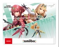 任天堂 SWITCH XENOBLADE 異度神劍 amiibo double set Pyra Mythra 焰 光 ホムラ ヒカリ NINTENDO