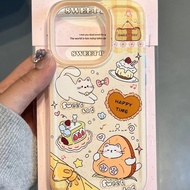 Cute unique cat cake Soft Case hp OPPO Note 70 C71 C75 A5 2025 A5X A3X A5i C75x 14F 14 A3 A3x A5 A60