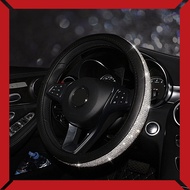 Premium steering wheel cover for cars sized 37-38cm