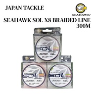 SEAHAWK SOL X8 BRAIDED LINE 300M (X8 PLY)
