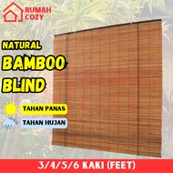 Bamboo Blinds Outdoor Bidai Buluh Tahan Panas Hujan Bidai Outdoor