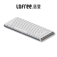 Lofree OE915 Flow 84-คีย์สองโหมดคีย์บอร์ดแบบกลไกต่ำโปรไฟล์อลูมิเนียม