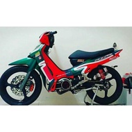 STRIPING ORI YAMAHA FIZR CALTEX STICKER F1ZR LIS BODY STANDAR FIZ R F1Z R CALTEK HIJAU