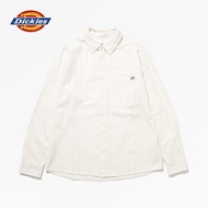DICKIES MENS SHIRTS LONG SLEEVE - EGRET เสื้อ เสื้อเชิ๊ตแขนยาว ผู้ชาย