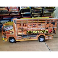 miniatur truk oleng kayu asli anti gosip murah truk oleng murah