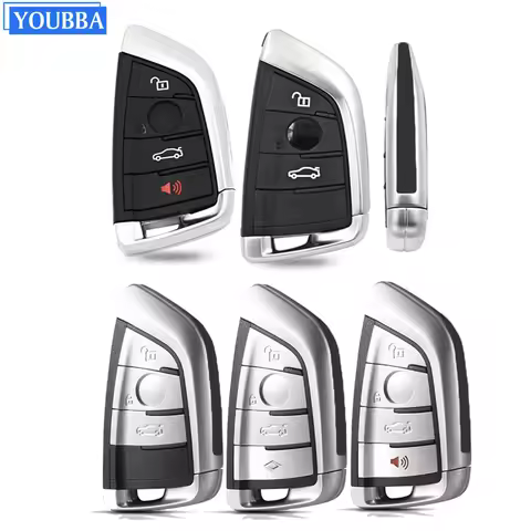 YOUBBA Knife-Card Style For BMW X5 X6 F15 F16 1 3 5 6 7 Series G11 X1 F48 F39 Smart Remote Car Key S