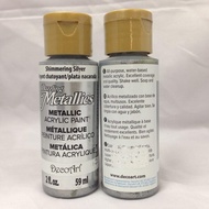 DA070 Shimmering Silver Americana Paint 59ml
