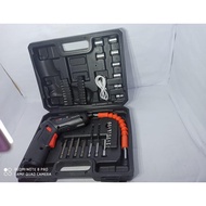 MESIN [ ] Mini Cordless Drilling Machine 47pcs Set 4.2V JLD / Battery Screwdriver