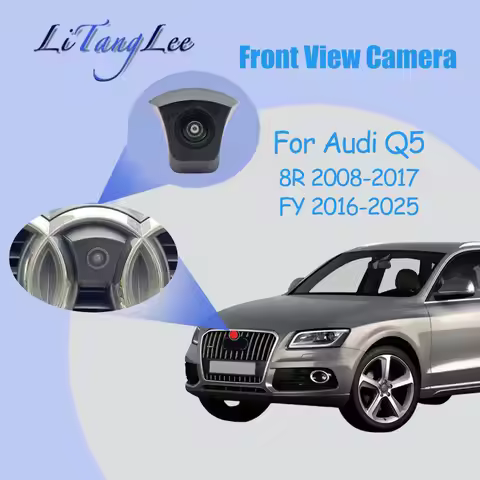 For Audi Q5 8R/FY 2008-2025 Car LOGO Front View Camera Night Vision HD Waterproof Wide Angle Blind S