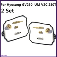 ⭐ Hot selling ⭐For Hyosung GV250 Aquila UMV2C Carburetor Repair Rebuild Main Jet For Pilot Jet Kit[s