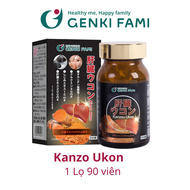 Viên Uống Bổ Gan Hỗ Trợ Giải Độc Mát Gan Hạ Men Gan Giảm Căng Thẳng Mệt Mỏi Kanzo Ukon Genki Fami Nh