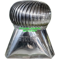 CyCLone Turbine Turbin Roof Atap Ventilator 30" AluminiumVentilasi Udara Atap Pabrik Gudang Resto No
