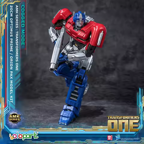 YOLOPARK Transformers Optimus Prime Cogged Mode,7.87 Inch Highly Articulated Transformers One Action