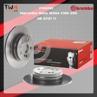 Brembo จานเบรคหลัง UV coated Mercedes-Benz W204 C180 200 08 A737 11