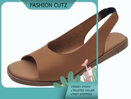 Fashion Cutz Women Cross Flat Sandals For Women  Sandals Selipar Perempuan  Flat Selipar Wanita 8668