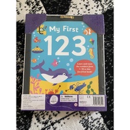 BBW My First 123 Book and Canvas/ Baby Book/ Children's Book/ Activity Book Activity Book/ Imported 