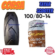 CORSA TAYAR SCOOTER 90/80-14 100/80-14 SIZE TAYAR SCOOTER R26 Corsa Tayar#Scooter#90/80-14#R26