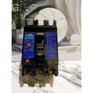 Original second hand Mitsubishi 25A mcb breaker