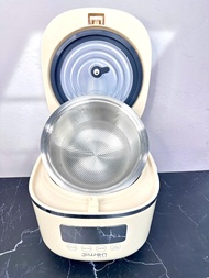 Nồi cơm lòng inox VÂN LỤC GIÁC Jiwon Tách đường dung tích 1.2L 8 chức năng Bảo hành 24 tháng