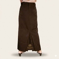 Rok COKLAT GURU/PEMBINA Kain High Twis
