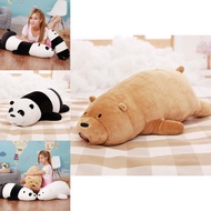 We 80cm Bare Bears Pillow Cartoon Bear Grizzly Panda Soft Stuffed Doll Toy Plush